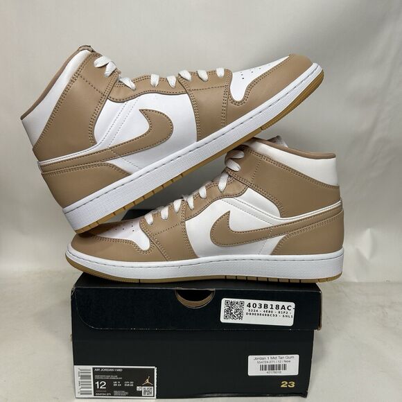 Nike Shoes Air Jordan 1 Mid Retro “Hemp/Tan Gum” 2024 main image 5